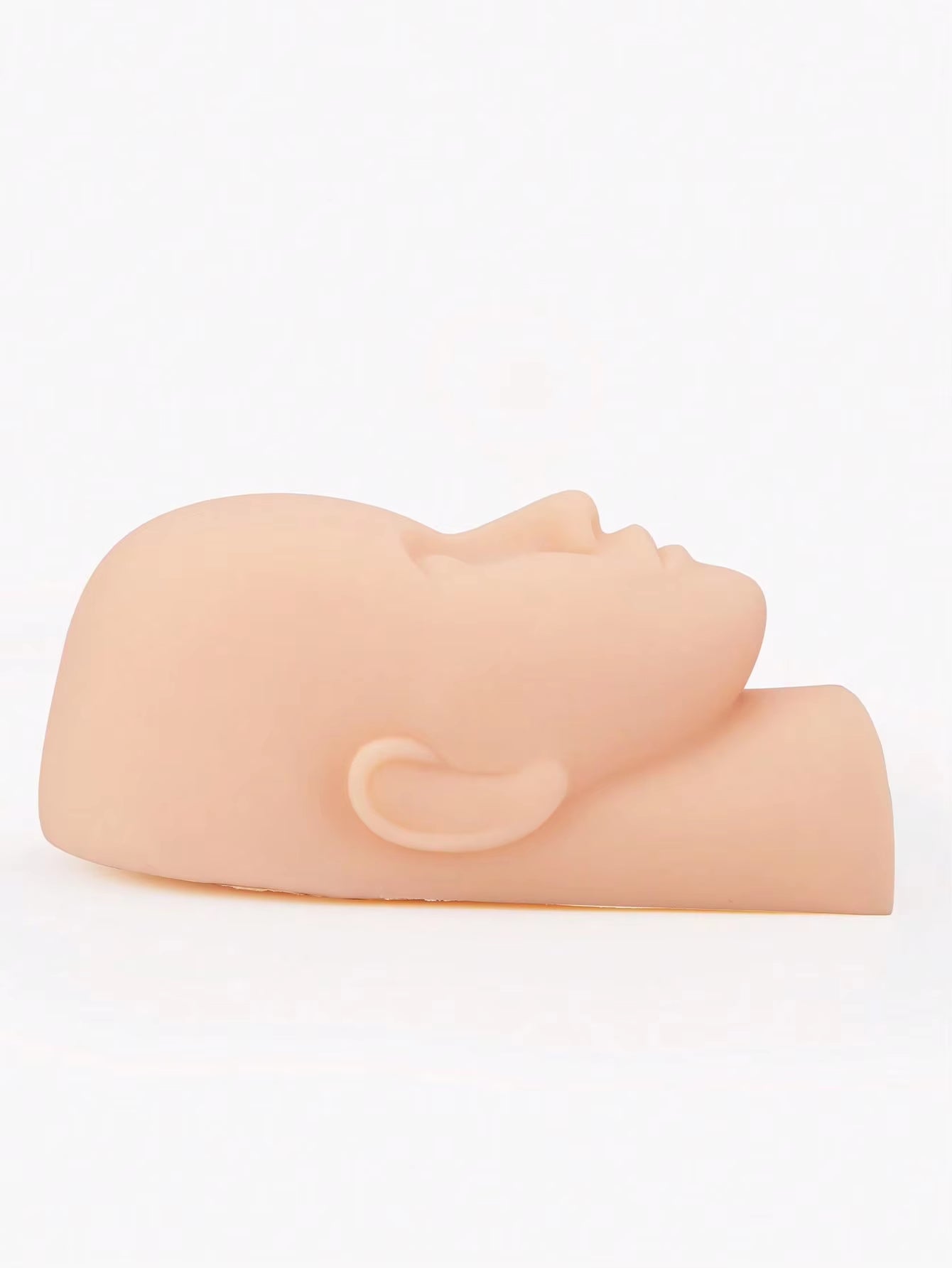 Lash Mannequin Head Flat Head Doll Head Manakin Eyelids for Lash Practice Eyelash Mannequin Doll Face Head