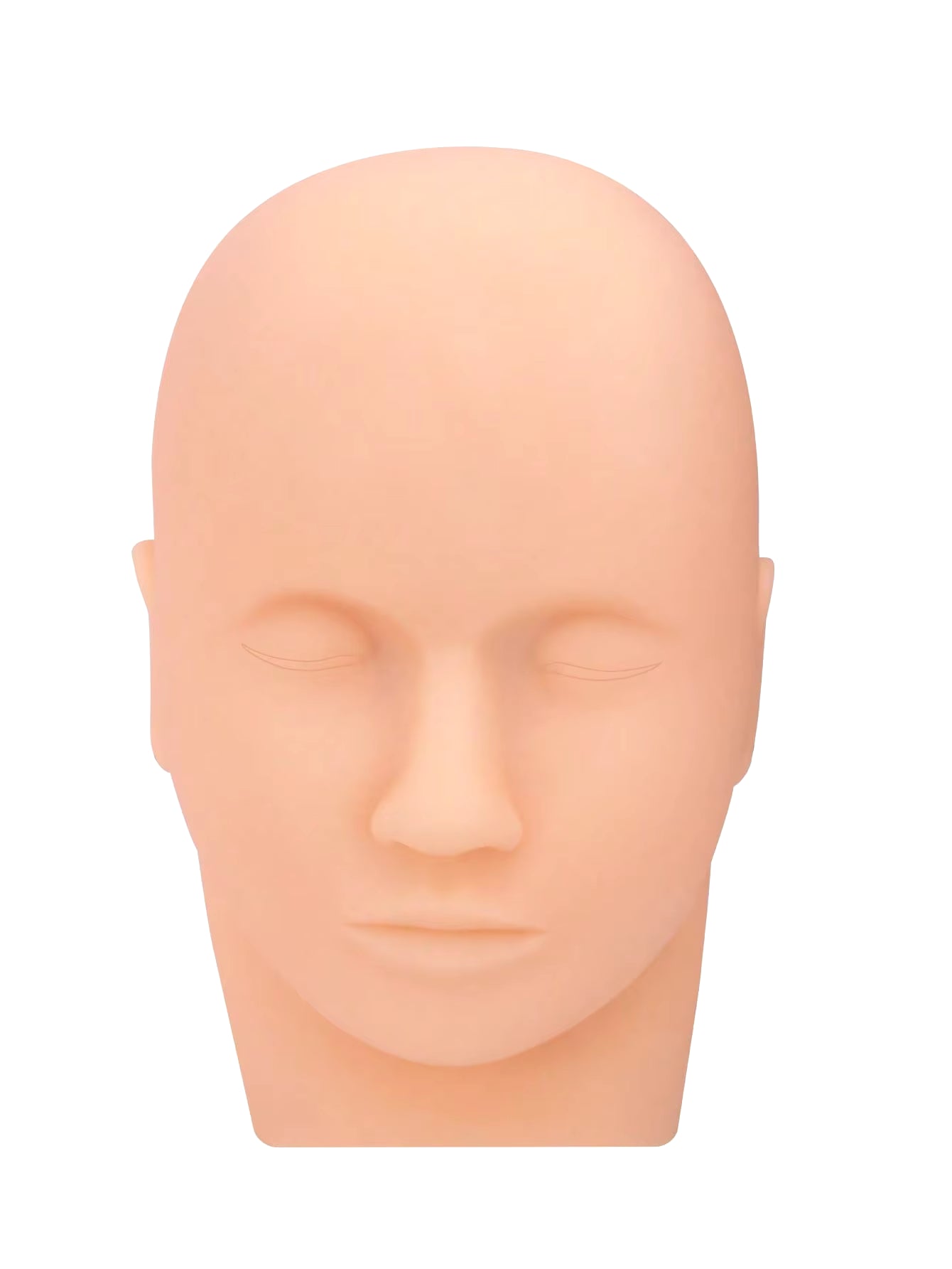 Lash Mannequin Head Flat Head Doll Head Manakin Eyelids for Lash Practice Eyelash Mannequin Doll Face Head