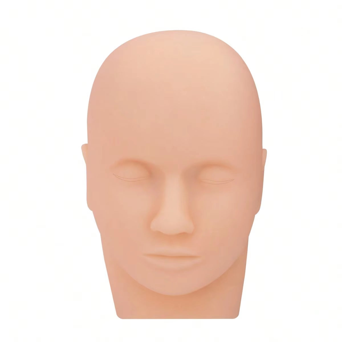 Lash Mannequin Head Flat Head Doll Head Manakin Eyelids for Lash Practice Eyelash Mannequin Doll Face Head